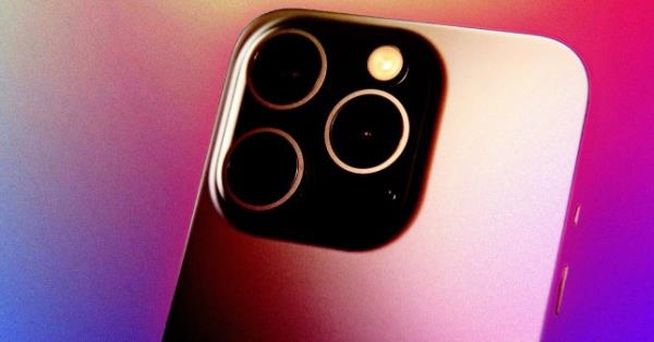 Back of an iPhone, showing three cameras in the top left corner